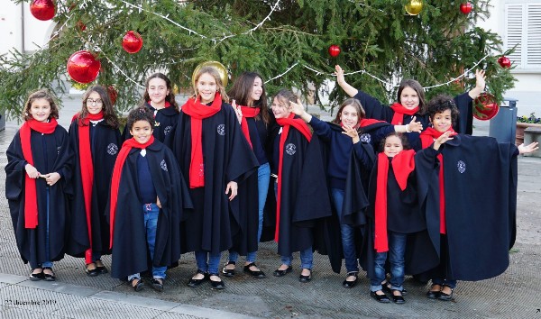 choir ready for a christmas concert